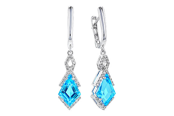 L274-20408: EARR 2.72 TW BLUE TOPAZ 2.90 TGW