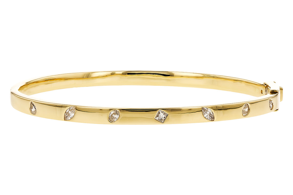 L274-24953: BANGLE .35 TW FANCY CUT DIAMONDS