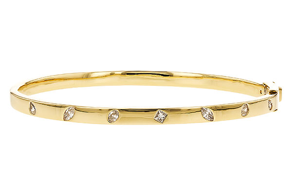 L274-24953: BANGLE .35 TW FANCY CUT DIAMONDS