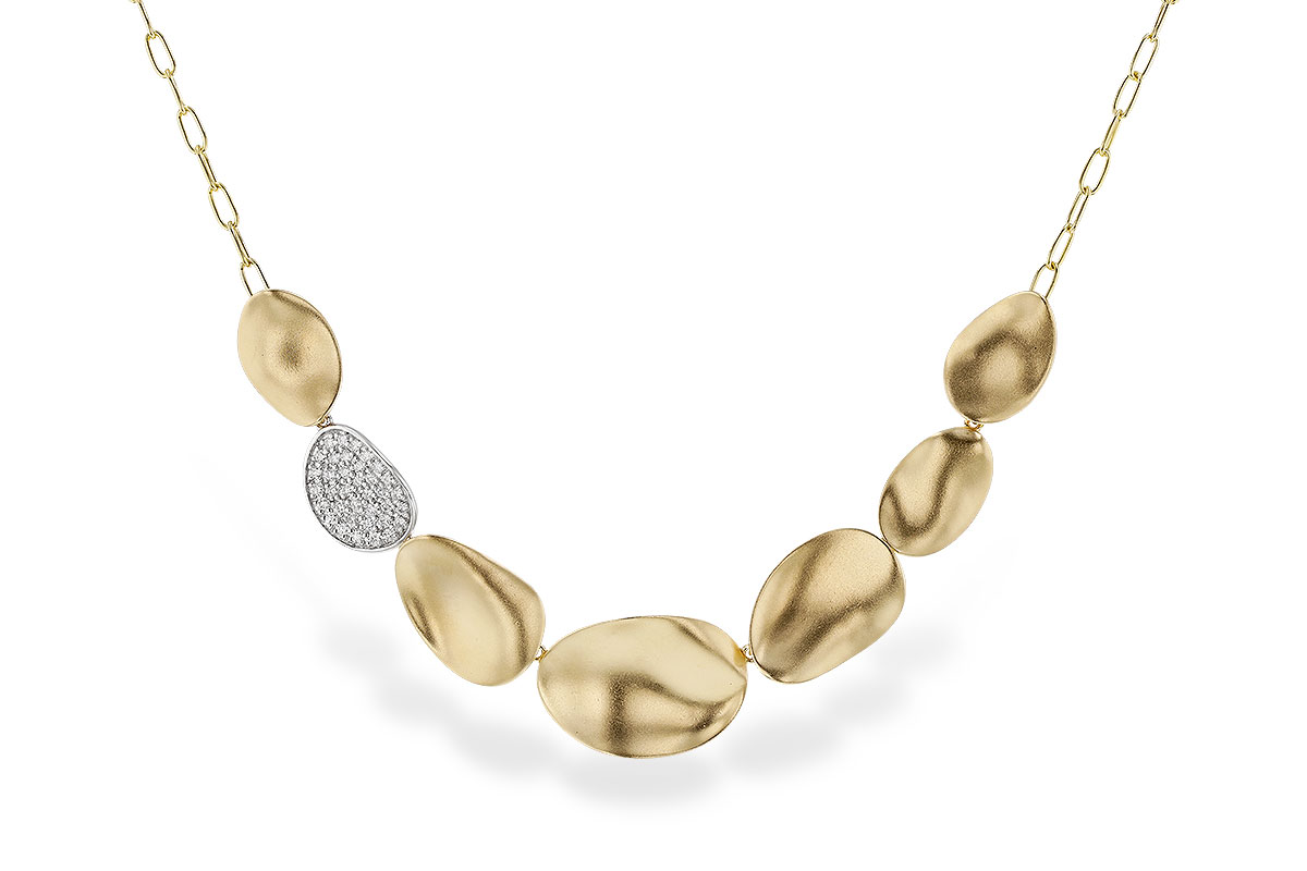 L275-10444: NECKLACE .38 TW (18")