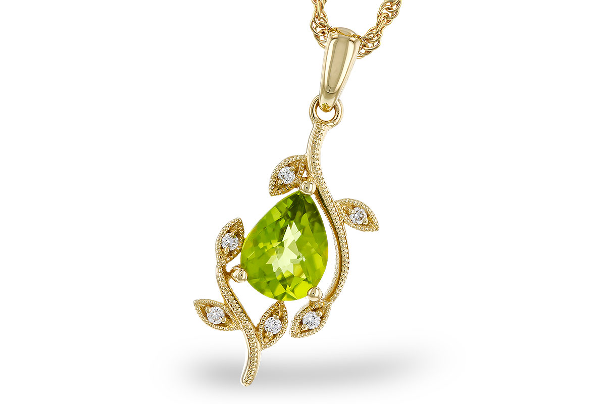 L275-12226: NECKLACE 1.16 PERIDOT 1.21 TGW (8x6MM PER)