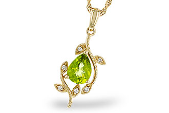 L275-12226: NECKLACE 1.16 PERIDOT 1.21 TGW (8x6MM PER)