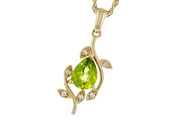 L275-12226: NECKLACE 1.16 PERIDOT 1.21 TGW (8x6MM PER)