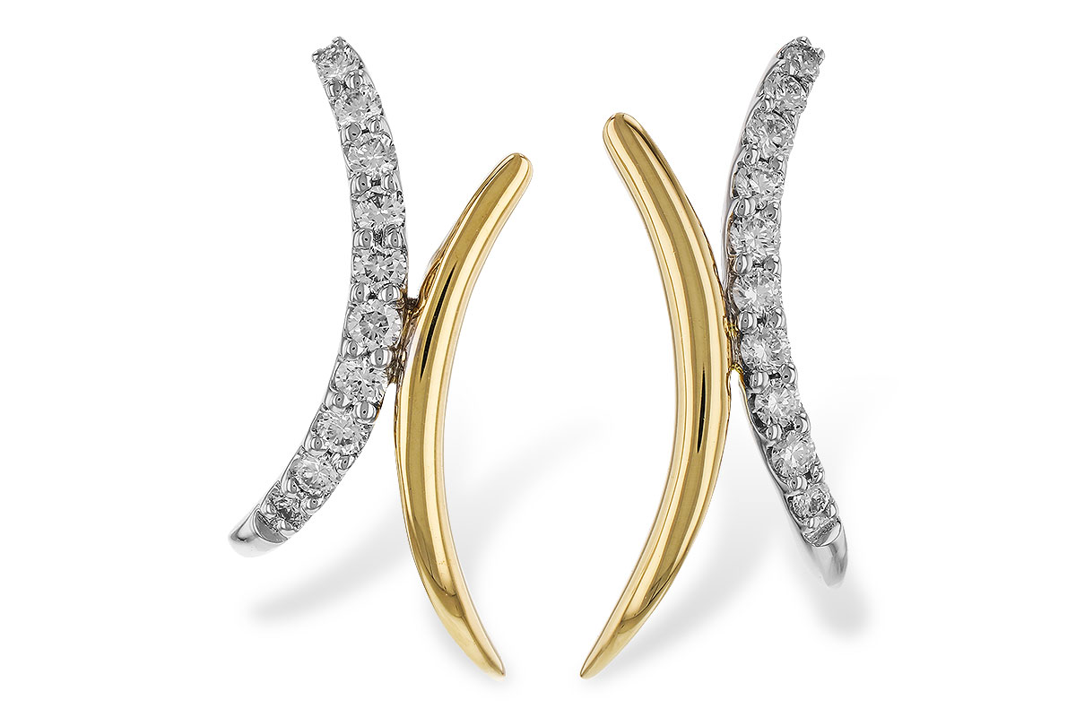 L275-14071: EARRINGS .15 TW