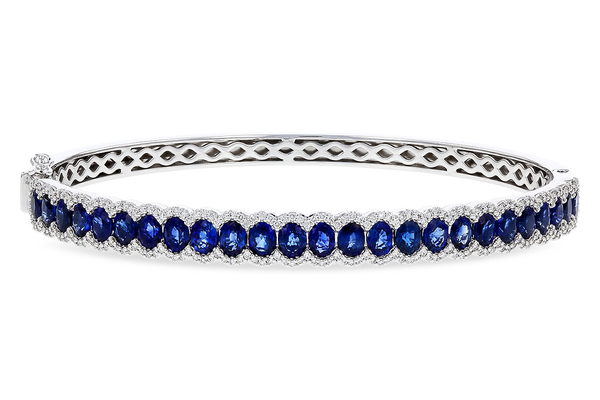 L275-16744: BANGLE 5.09 TW SAPPHIRE 5.65 TGW