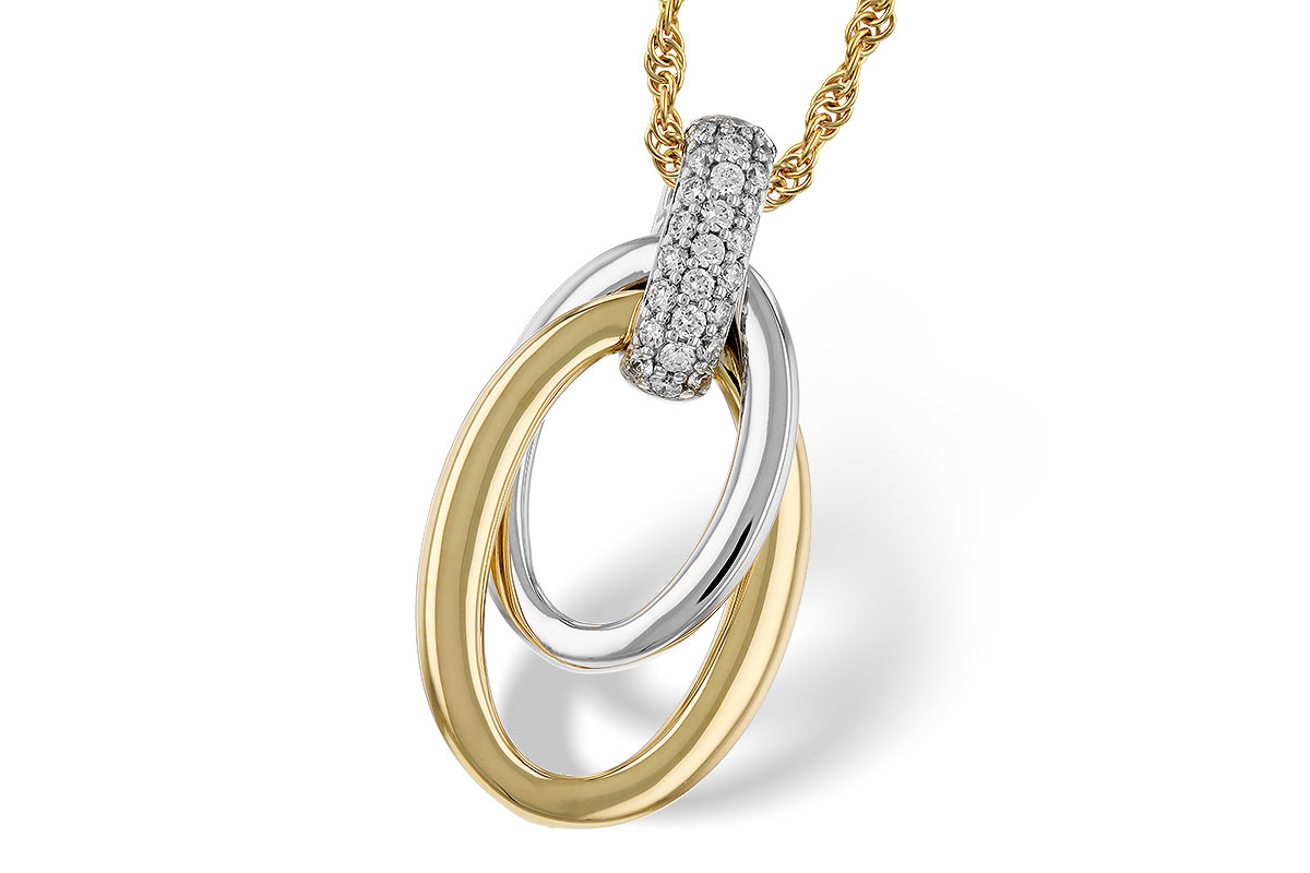 L275-17644: NECKLACE .15 TW