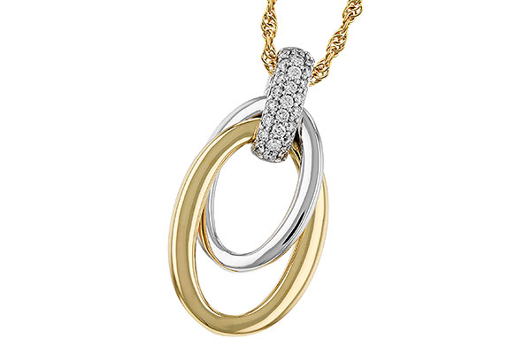 L275-17644: NECKLACE .15 TW