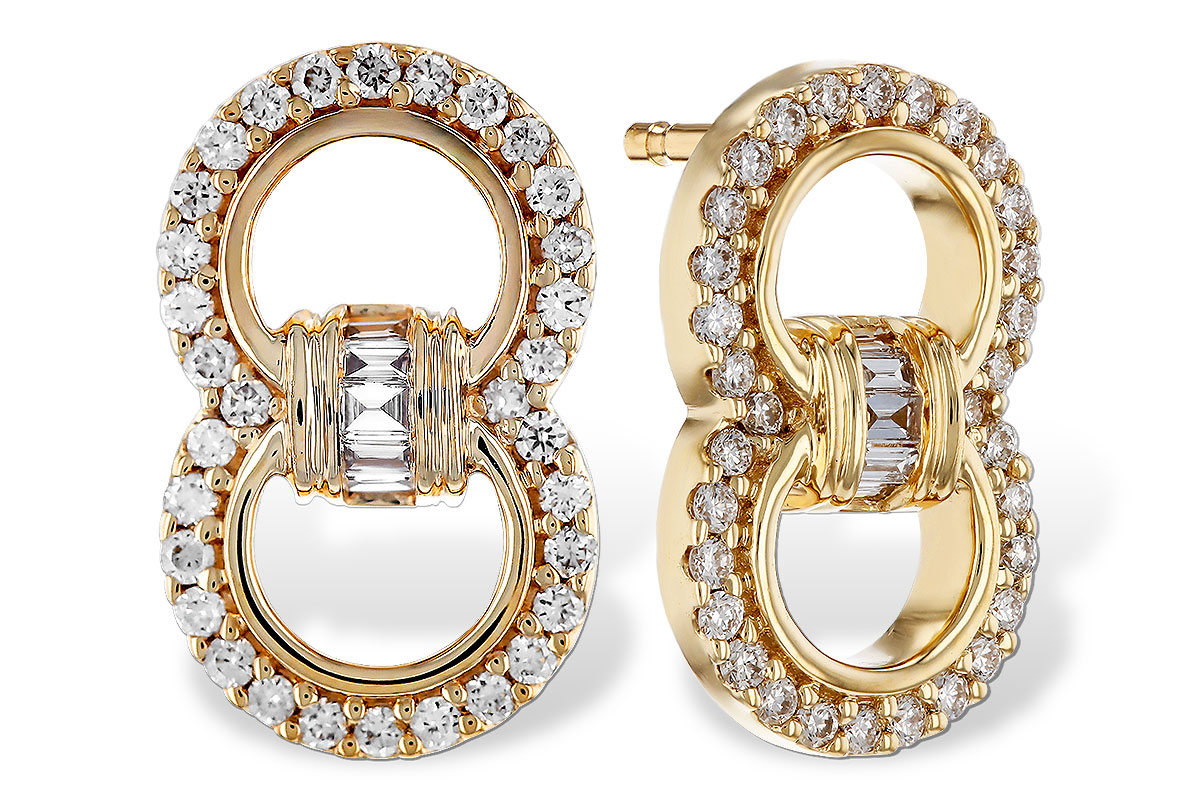 L276-00371: EARRINGS .05 TW BAGS .28 TW