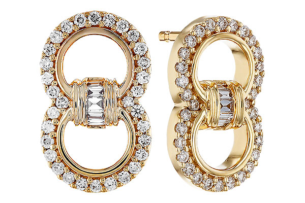 L276-00371: EARRINGS .05 TW BAGS .28 TW