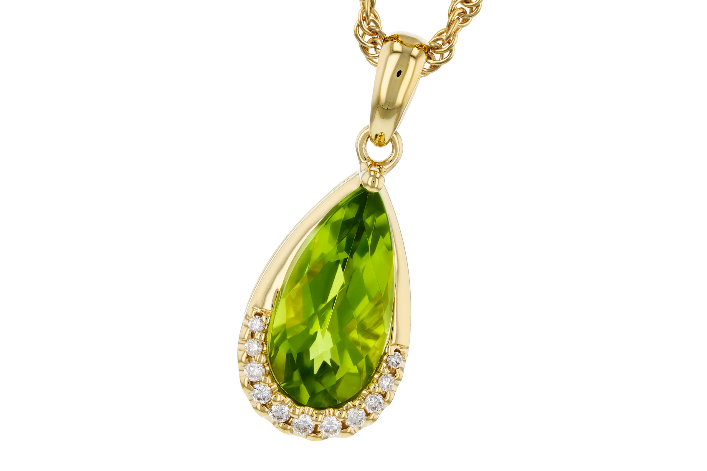 L276-02199: NECK 1.94 PERIDOT 2.00 TGW (12x6MM PS)