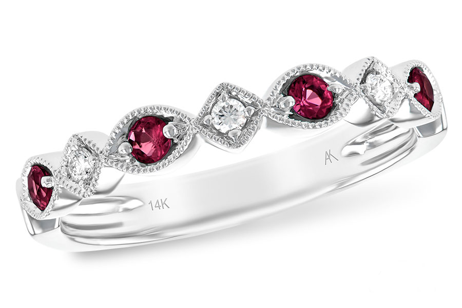 M093-29499: LDS WED RG .20 RUBY .26 TGW