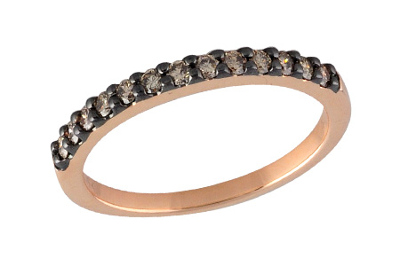 M186-04999: LDS WED RG .27 BROWN DIAS TW