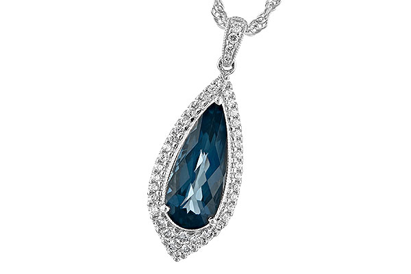 M189-66744: NECK 2.40 LONDON BLUE TOPAZ 2.65 TGW