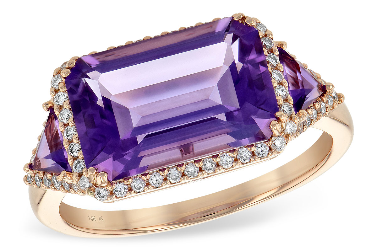 M190-55862: LDS RG 3.48 TW AMETHYST 3.70 TGW (12x8MM)