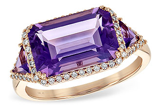 M190-55862: LDS RG 3.48 TW AMETHYST 3.70 TGW (12x8MM)