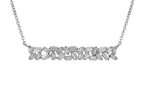 M190-59462: NECK .24 TW BAGUETTES