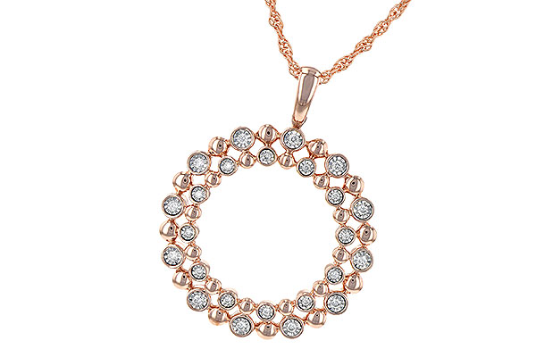 M190-59471: NECKLACE .12 TW