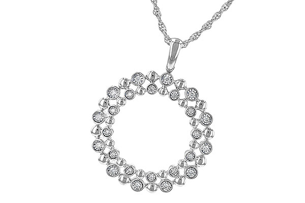 M190-59471: NECKLACE .12 TW
