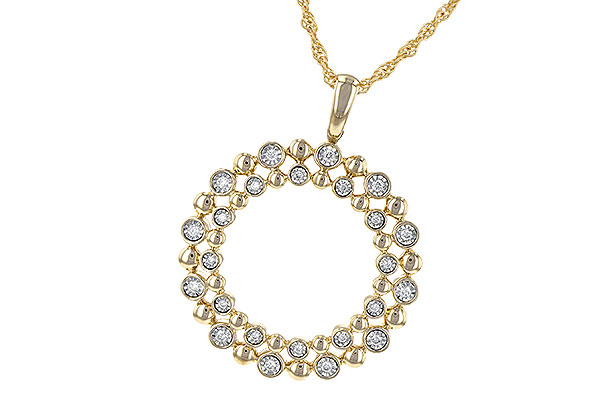 M190-59471: NECKLACE .12 TW