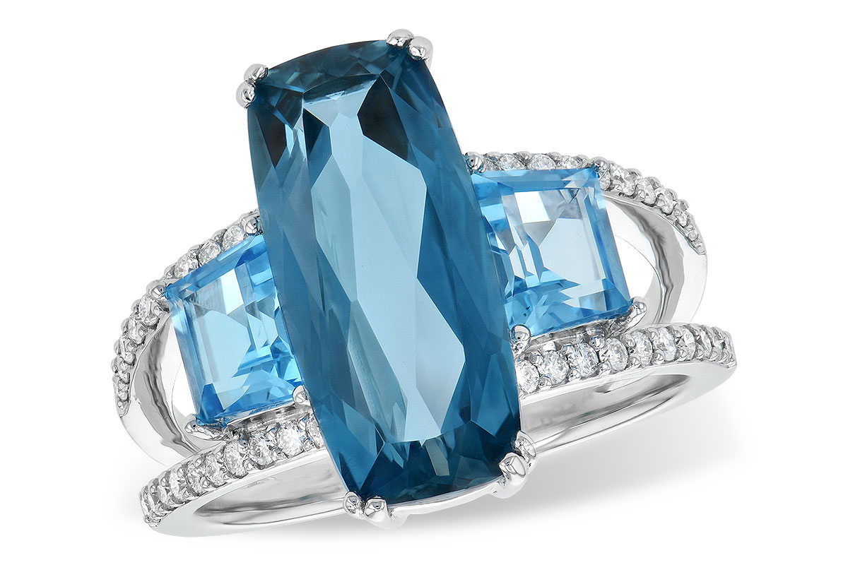 M190-60408: LDS RG 6.40 TW BLUE TOPAZ 6.67 TGW
