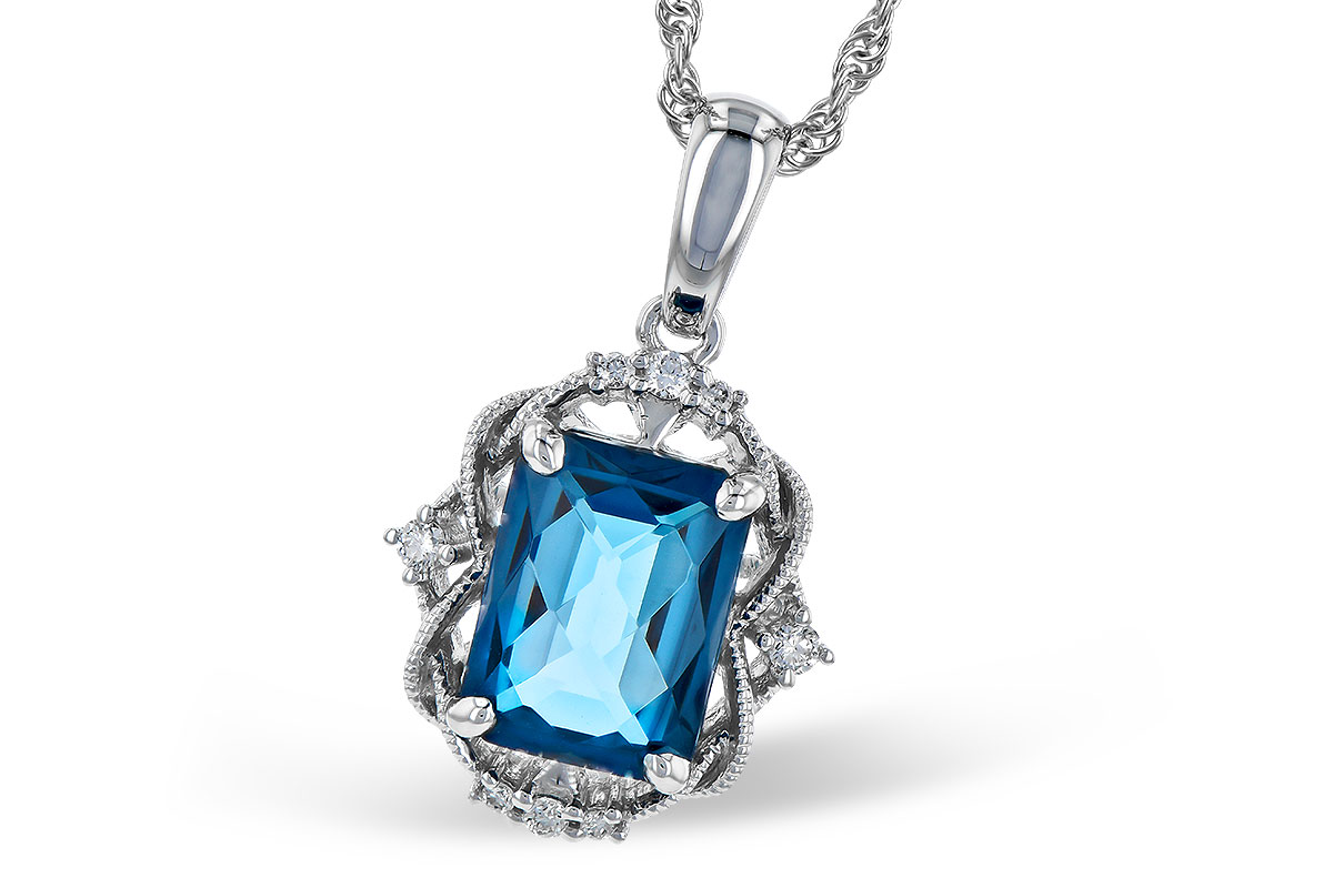 M273-30399: NECK 1.68 LONDON BLUE TOPAZ 1.73 TGW (8x6MM LBT)