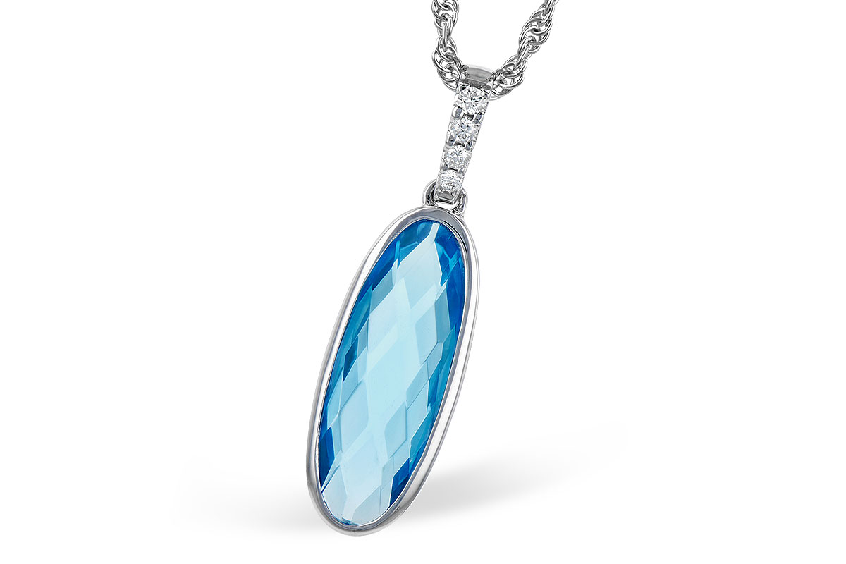 M273-30426: NECK 1.90 BLUE TOPAZ 1.93 TGW