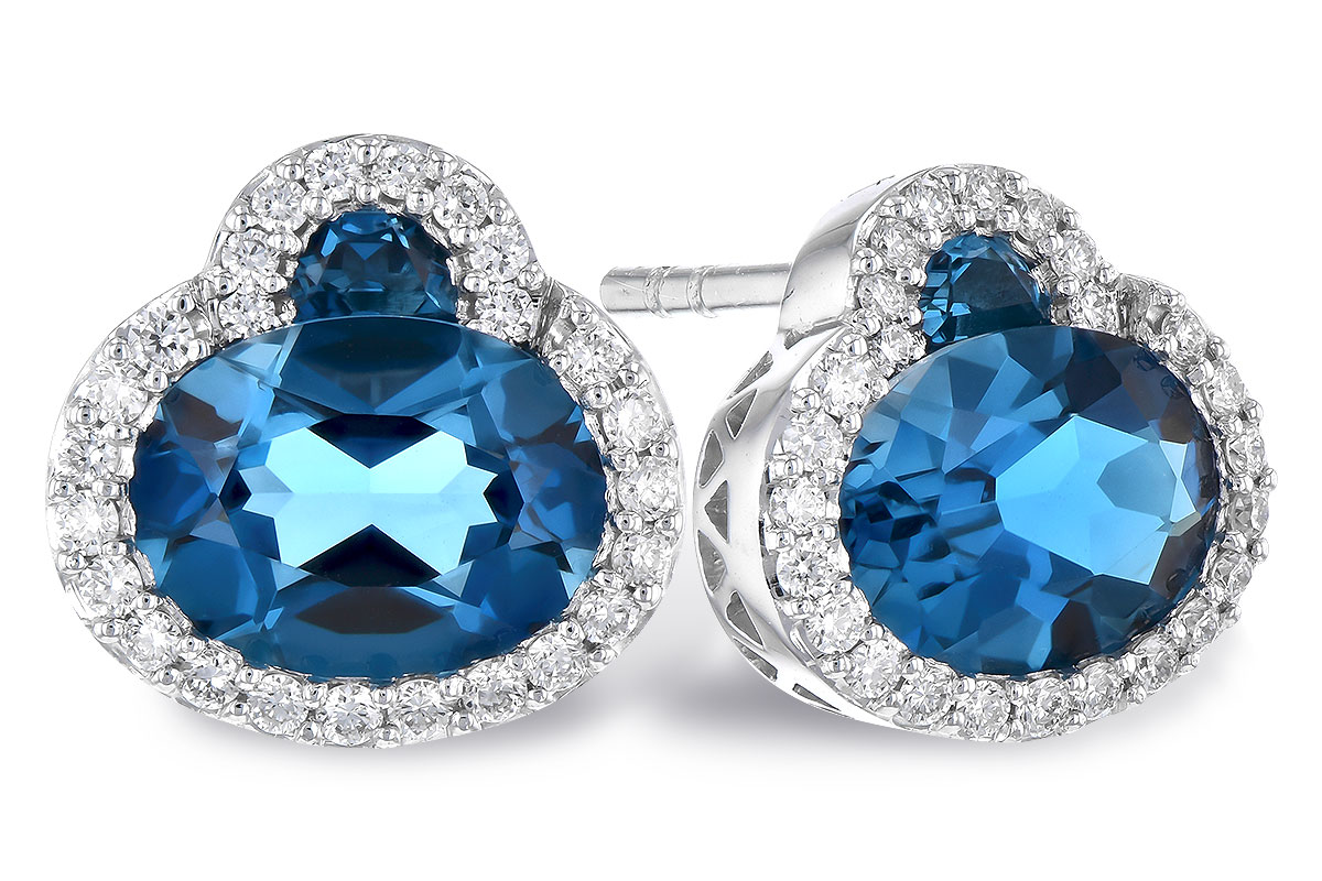 M273-34035: EARR 2.60 TW LONDON BLUE TOPAZ 2.81 TGW