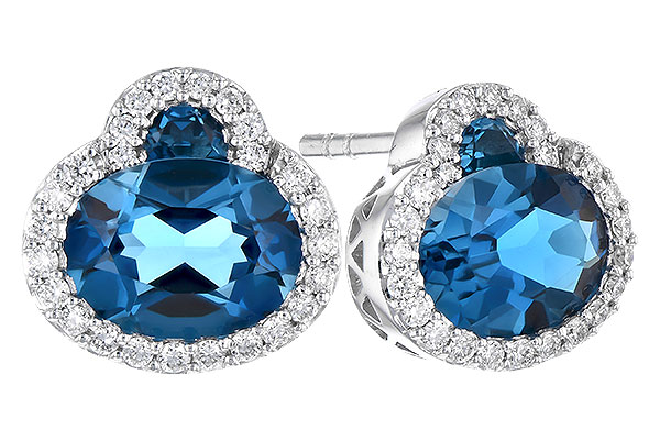 M273-34035: EARR 2.60 TW LONDON BLUE TOPAZ 2.81 TGW