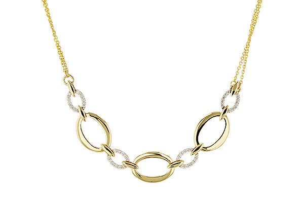 M275-10380: NECKLACE .50 TW (18")