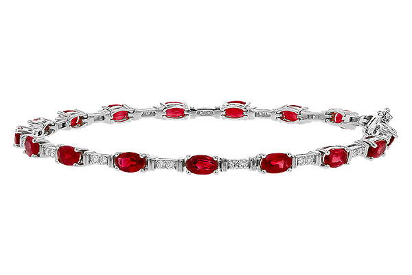 M275-11362: BRACELET 4.65 RUBY 4.97 TGW (7")
