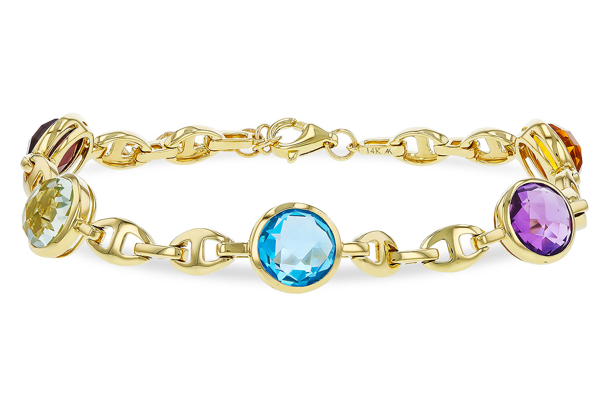 M275-13135: BRACELET 7.09 TW SEMI-PREC (GT,CIT,AMY,G.AMY,BT)