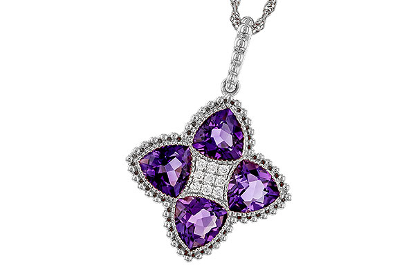 M275-14008: NECKLACE 2.22 AMETHYST 2.28 TGW