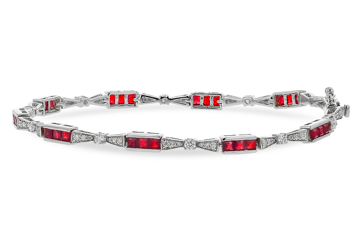 M275-14953: BRACELET 2.05 RUBY 2.70 TGW (7")