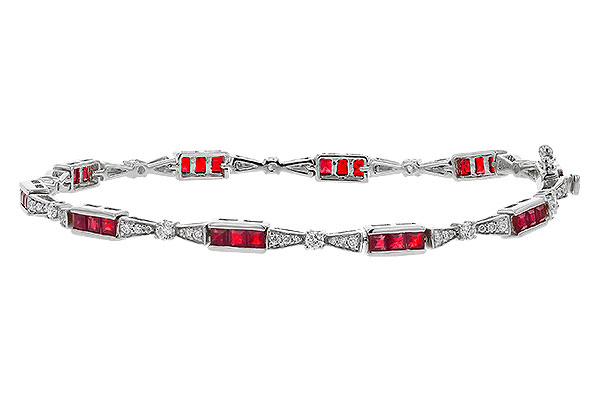 M275-14953: BRACELET 2.05 RUBY 2.70 TGW (7")