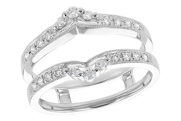 M276-03126: G093-28572 GUARD RG IN PLATINUM .28 TW